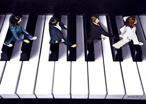 walkin on a Steinway...